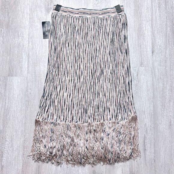 Fringe Knit Pencil Skirt S - Picture 4 of 4